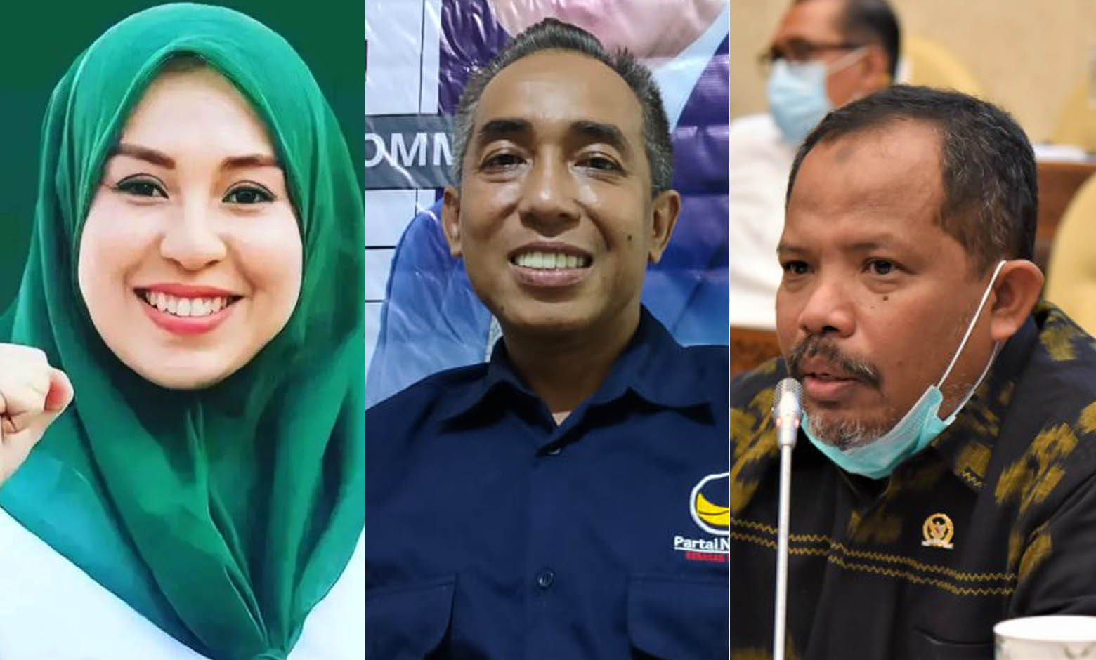 Mahdalena, Mori, dan Johan, Caleg DPR RI Dapil NTB I Masuk ke Senayan