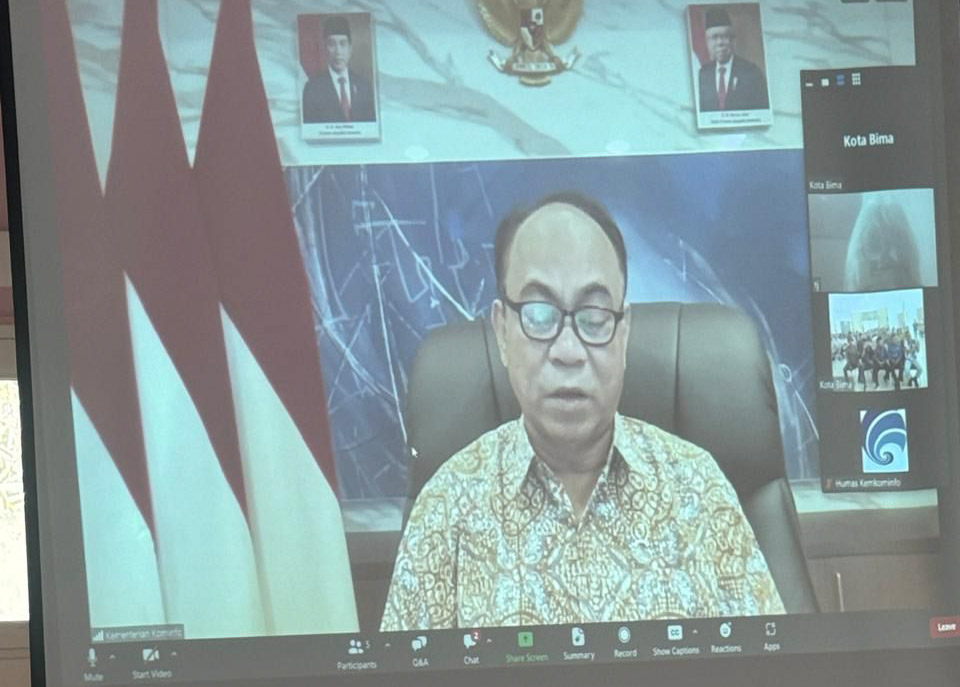 Pemkot Bima Resmi Luncurkan Aplikasi Ladewa, Dihadiri Menkominfo Budi Arie