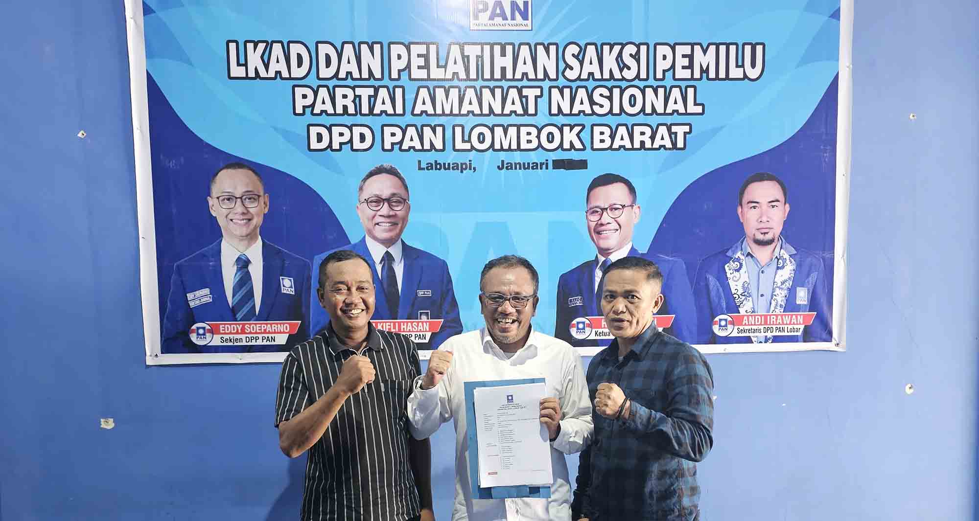 Terus Bergerak, Tim Nurhidayah Resmi Daftar di PAN Lombok Barat