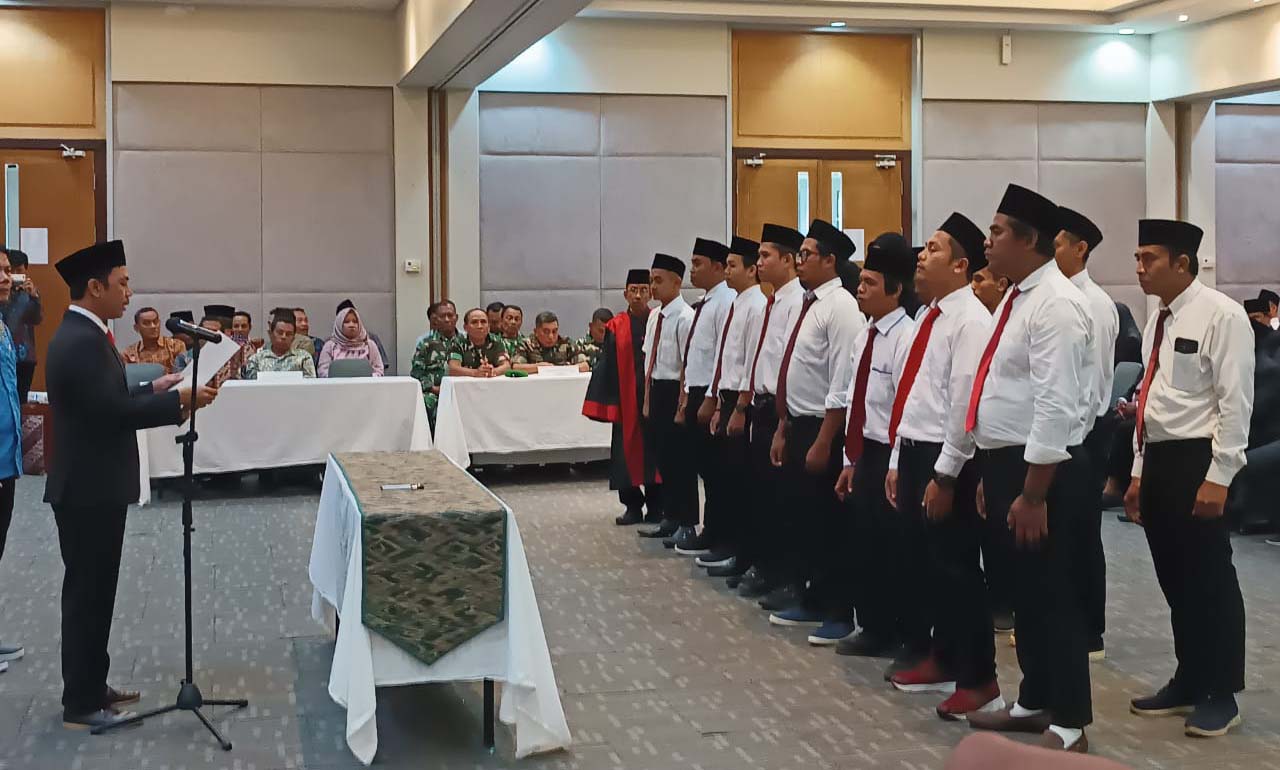 Bawaslu Lombok Tengah Lantik 154 Pengawas Tingkat Desa