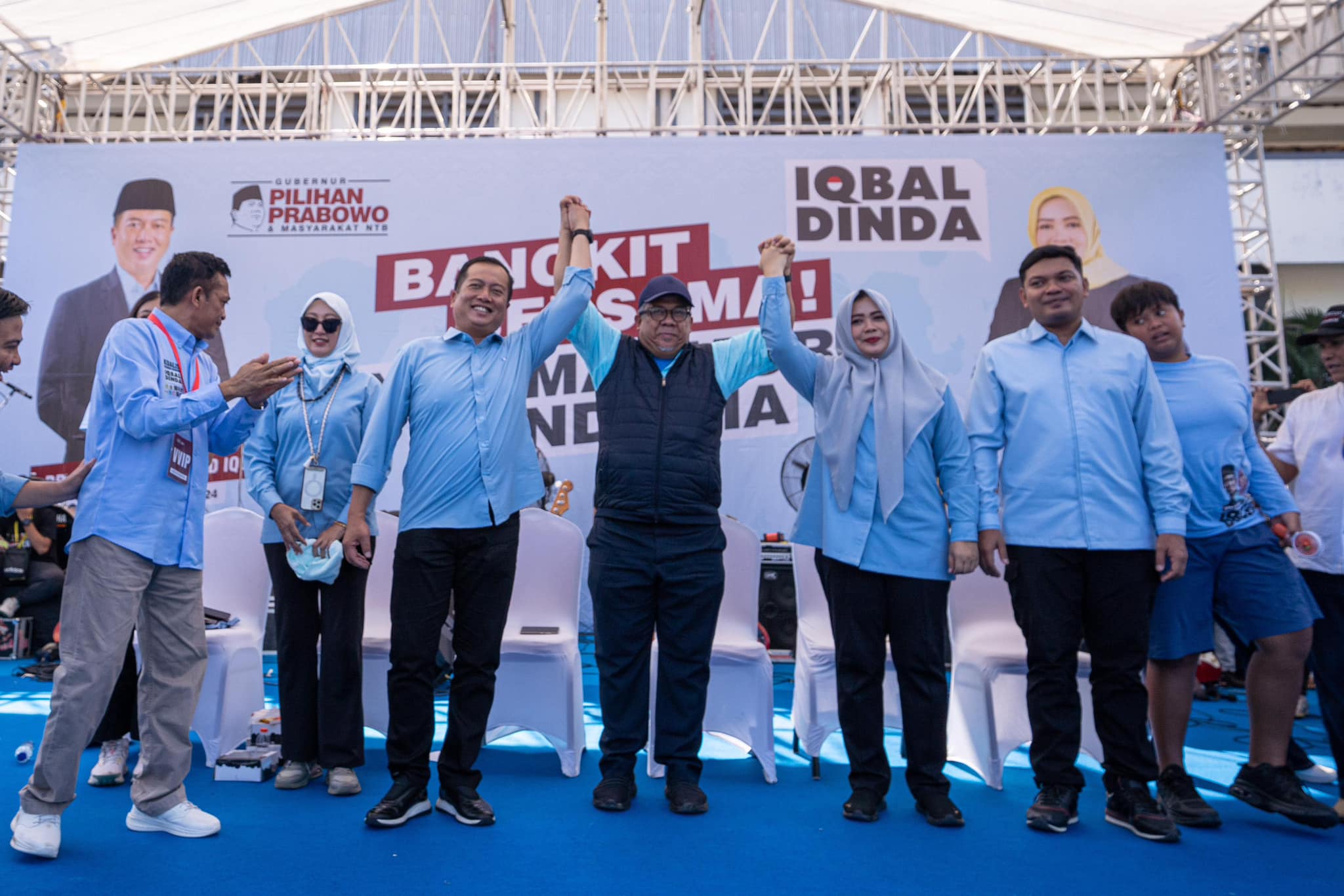 Puluhan Ribu Orang Hadiri Deklarasi Iqbal-Dinda